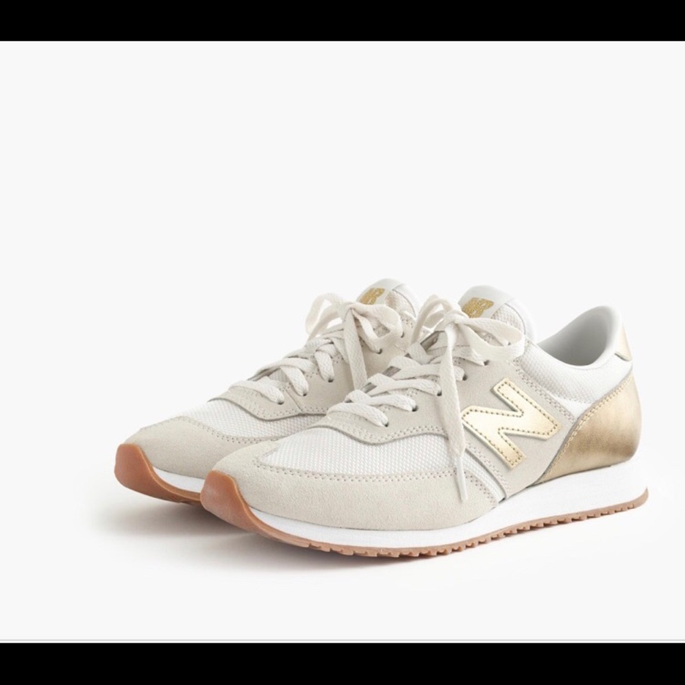 JCrew x New Balance Women’s 620 sneaker(Gold Salt)
